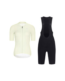 RIVANELLE Kurzarm Radtrikot und Shorts - ELEVATE - Schwarz/Elfenbein